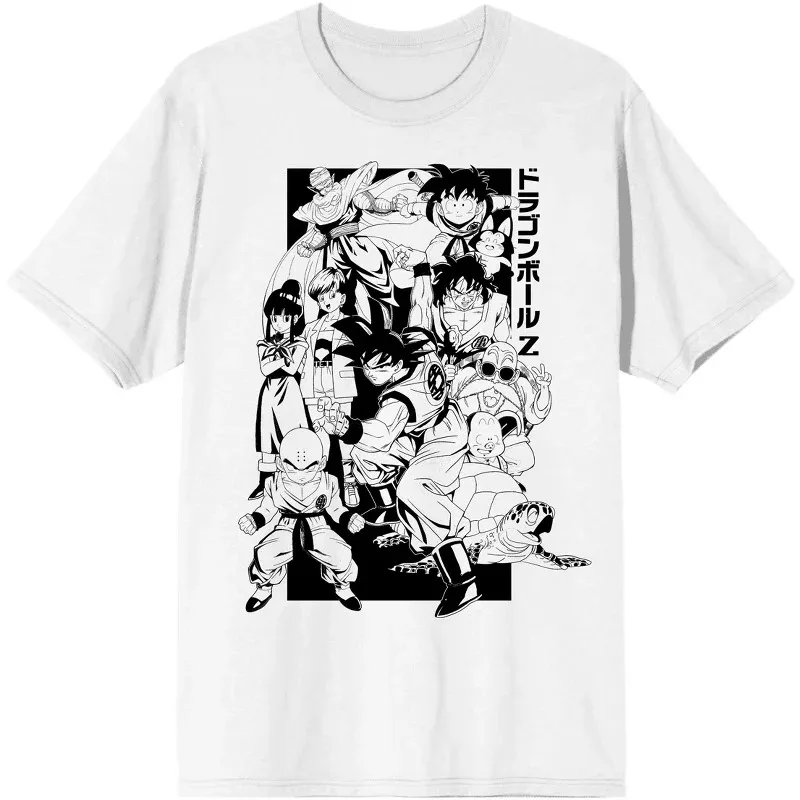 

Dbz Color Me Men's White Casual T-shirt Men's and Women's Luxury Brand Top