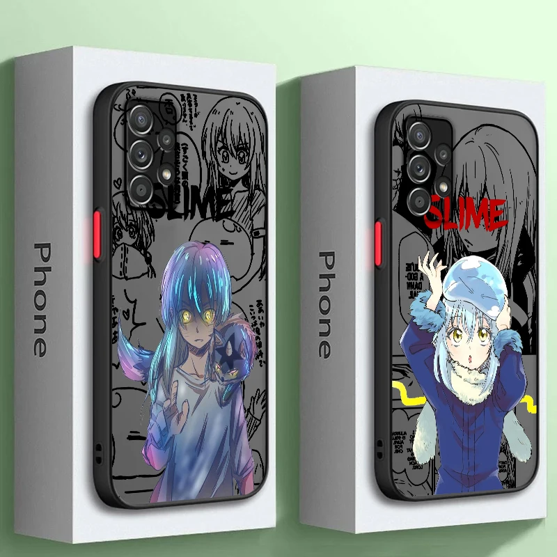 R-Rimuru T-Tempest Cool Anime Frosted Translucent For Samsung Note 20 A35 A03 A54 A31 A22 A34 A14 A24 A04 A55 5G TPU Phone Case