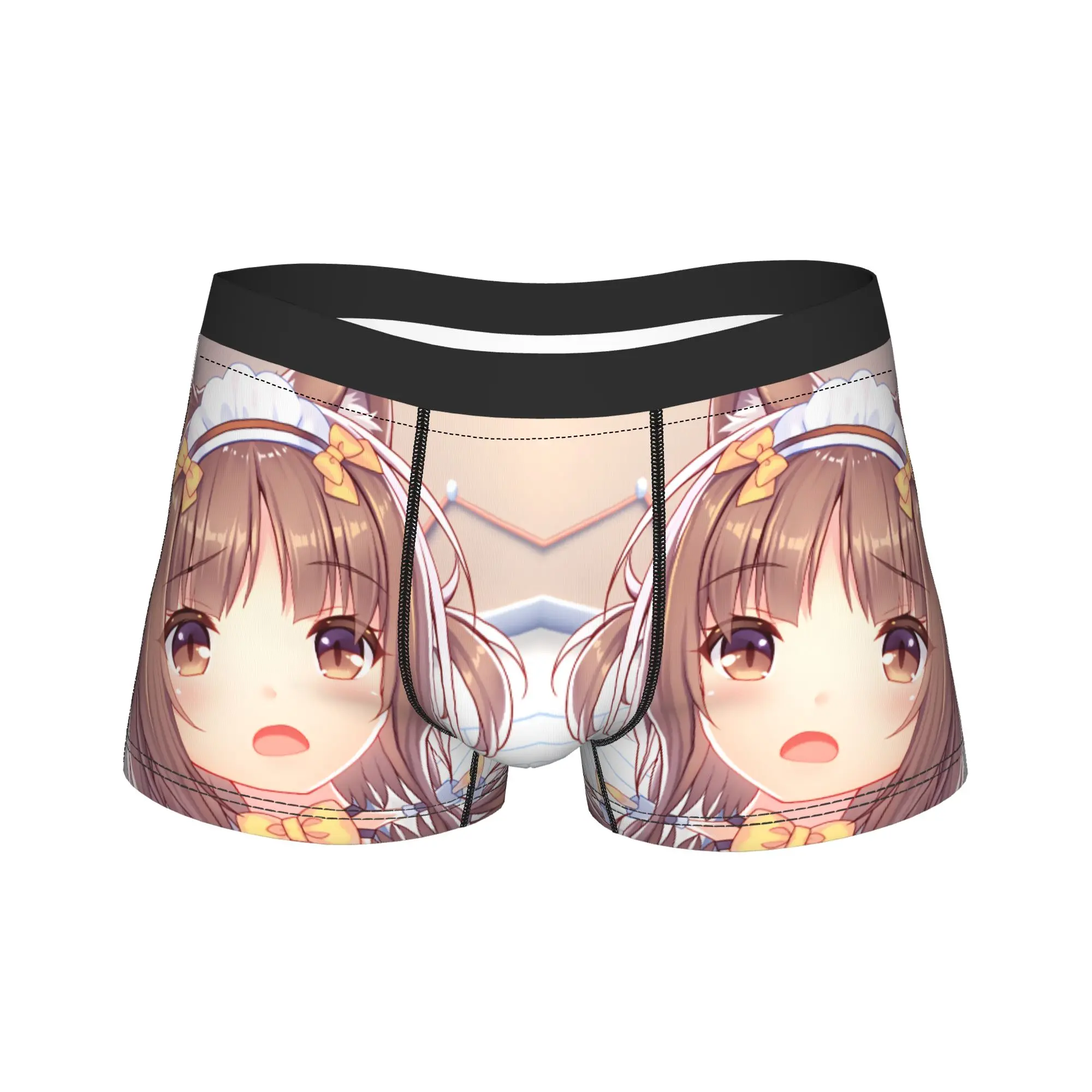 

Nekopara Coconut Cinnamon Azuki Underwear Pattern Trunk High Quality Male Panties Soft Trend Shorts Briefs Gift