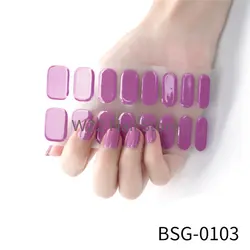 Gel semicurado para manicura, decoración de uñas, lámpara LED UV, diseño de uñas, calcomanías de moda