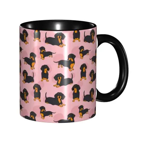 핑크 블루 탄 부드러운 닥스 훈트 패턴 스티커 팩 머그잔 재미 있은 세라믹 커피 컵 차 머그잔 우유 컵 Drinkware 친구를위한 선물 Best5 핑크 블루 탄 부드러운 닥스 훈트 패턴 스티커 팩 머그잔 재미 있은 세라믹 커피 컵 차 머그잔 우유 컵 Drinkware 친구를위한 선물 Best5