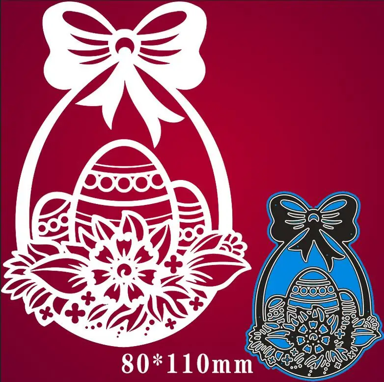 Easter egg basket Metal Cutting Dies Cut Die Mold Scrapbooking Paper Knife Mould Blade Punch Stencils