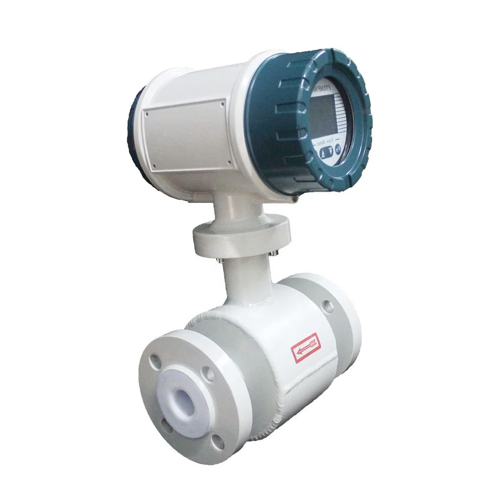 Flange Clamp Fire Hydrant Liquid Control Water Counter Flow Sensor Pulse Meter Digital Electromagnetic Flow Meter