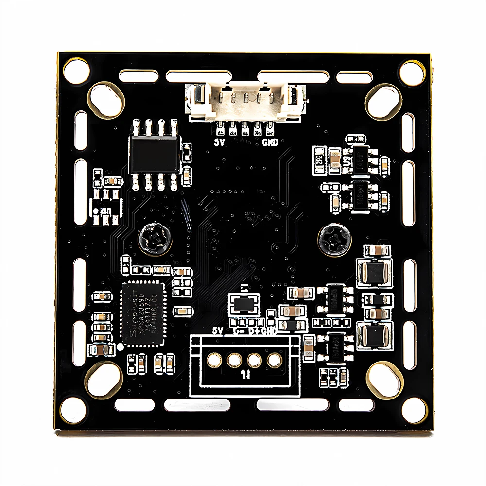 Módulo de câmera USB WGWK 1080P 60FPS com 1,8 mm 120 °   Lente grande angular UVC Plug Play de alta velocidade AEC AEB AGC CCTV PCB Board Webcam