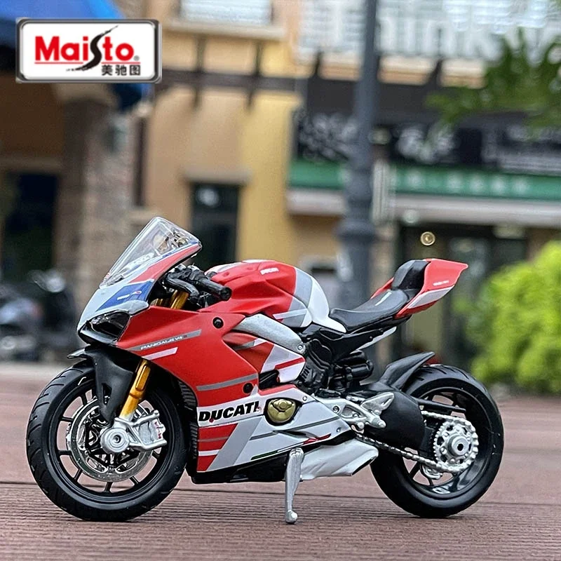 

Maisto 1:18 Ducati Panigale V4 S Corse Alloy Motorcycle Model Simulation Diecast Metal Racing Motorcycle Model Children Toy Gift