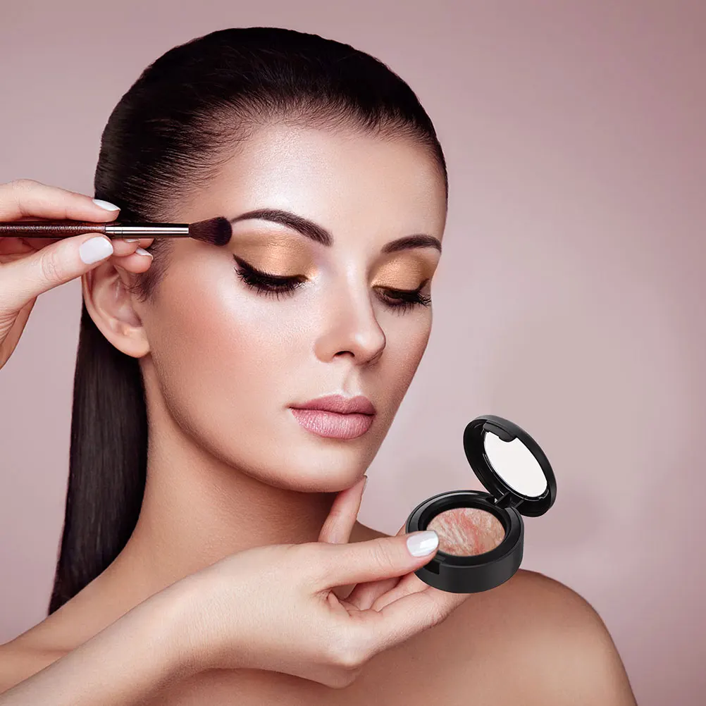 

6pcs Eyeshadow Box Single Color Empty Makeup Powder Sample Container Travel Storage Case For Blush Concealer Nose