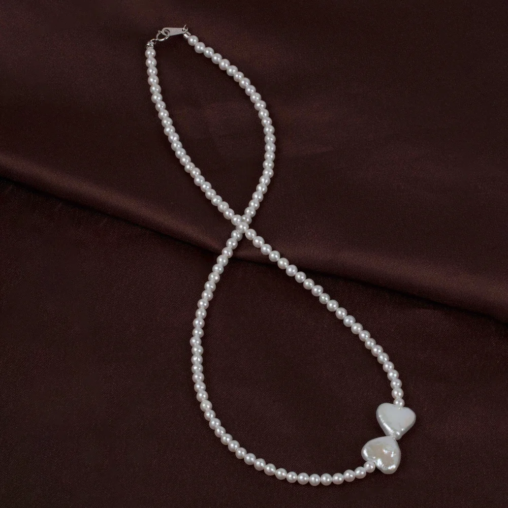 

Крошечное круглое колье с жемчугом - 17 дюймов, натуральный пресноводный жемчуг, 3-4 мм, изящные повседневные украшения PN012