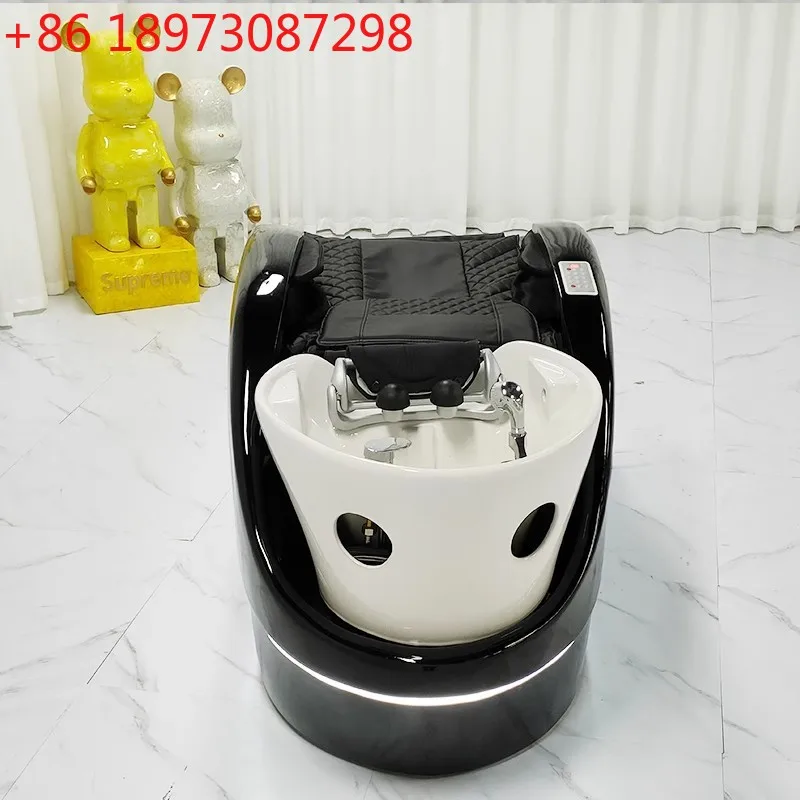 

Smart Electric Massage Bed Barber Shop Full Reclining Head Treatment Bed