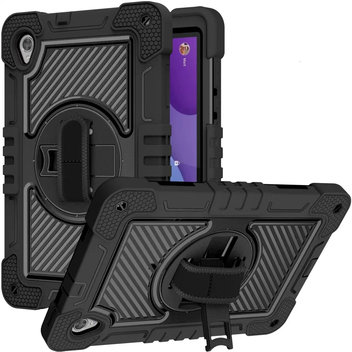 Para lenovo tab m10 hd x306 10.1 polegadas caso crianças seguro silicone-pc capa leve à prova de choque