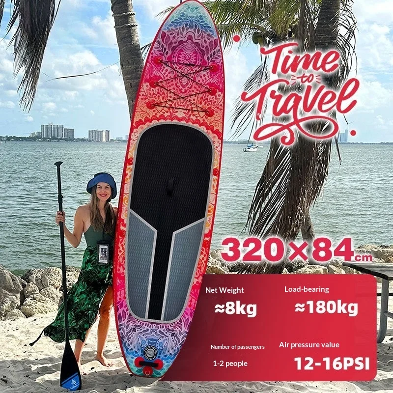 Surfboard Fins Inflatable SUP Standup Paddleboard Yoga Touring Surfboard Adult Lightweight Portable Travel Backpack Non Slip