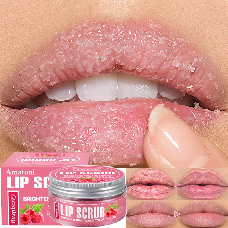 Fruit Flavor Exfoliating Lip Care Scrub Moisturizing Remove Dead Skin Lip Mask Nourishing Repair Lips Fine Lines Lips Care Cream