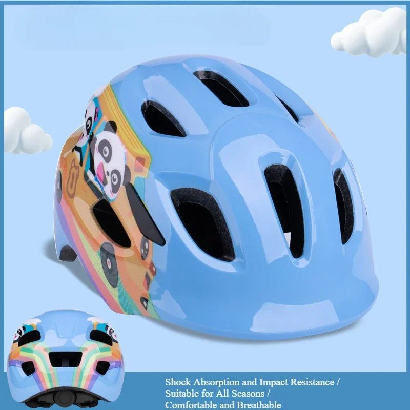 Dziecięcy kask ochronny z kreskówek, wielofunkcyjny, certyfikowany rower, deskorolka, sprzęt ochronny dla dzieci w wieku 3–8 lat, sporty na świeżym powietrzu