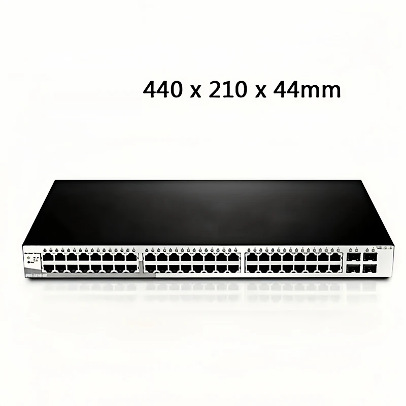 

48-Port Gigabit Layer 2 Managed Switch 48x Gigabit Ethernet + 4x SFP, Web-based Management, VLAN Support