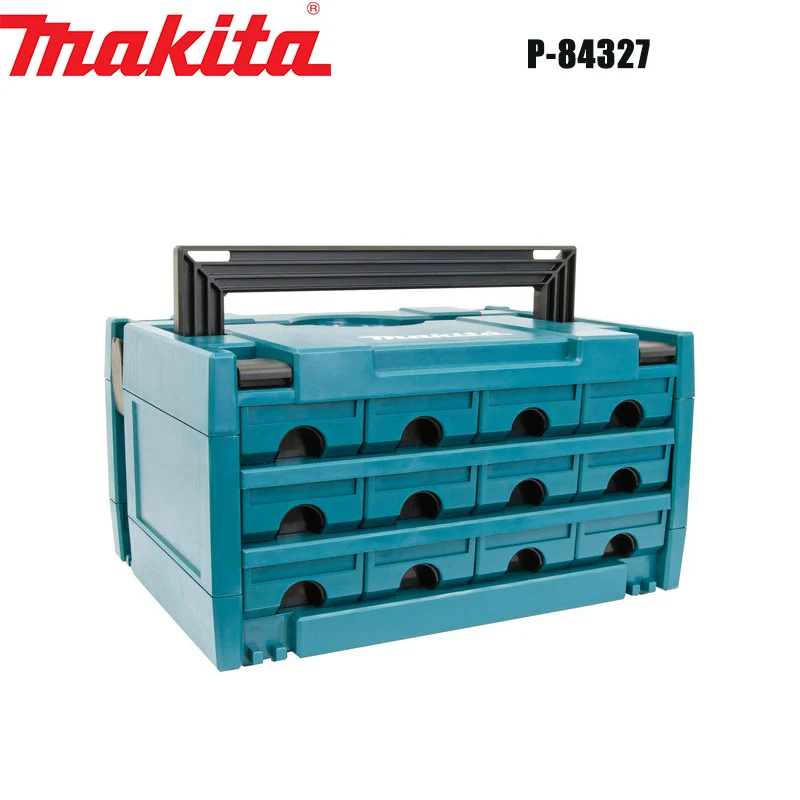 Makita P-84327 Drawer Type Storage Box Combination Box 12 Drawer Multi-Function Hardware Tool Carrying Drawer Combination Box