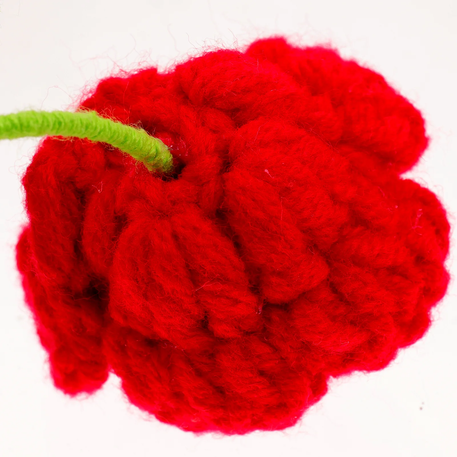 

Mini Decorative Crochet Flower Artificial Bonsai Potted Desktop Flower Ornament Lifelike Table Decoration Gift