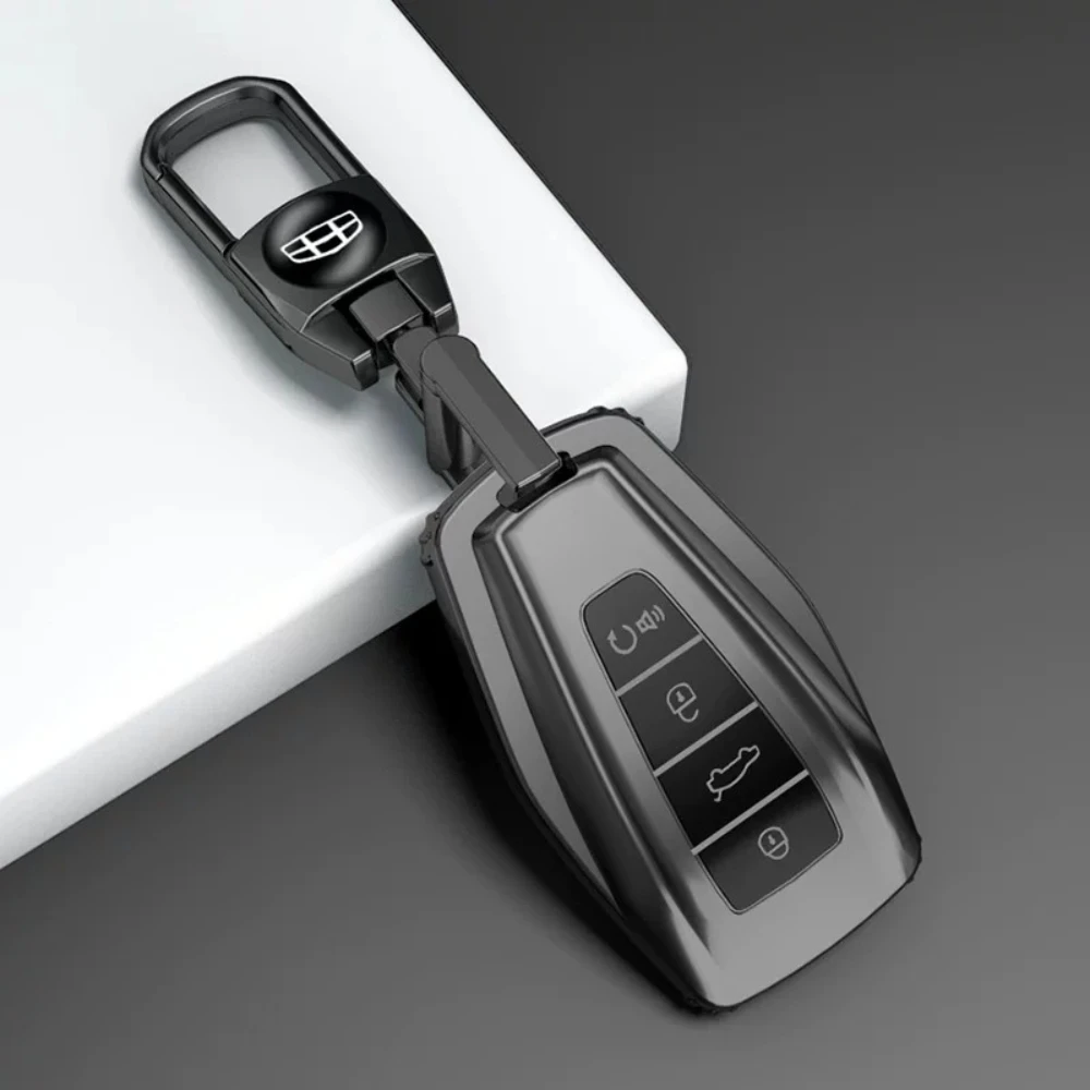 For Geely BinYue Boyue Emgrand Xingrui Xingyue L Vision Binrui ICON Jiaji TPU Smart Key Case Clear Key Fob Cover