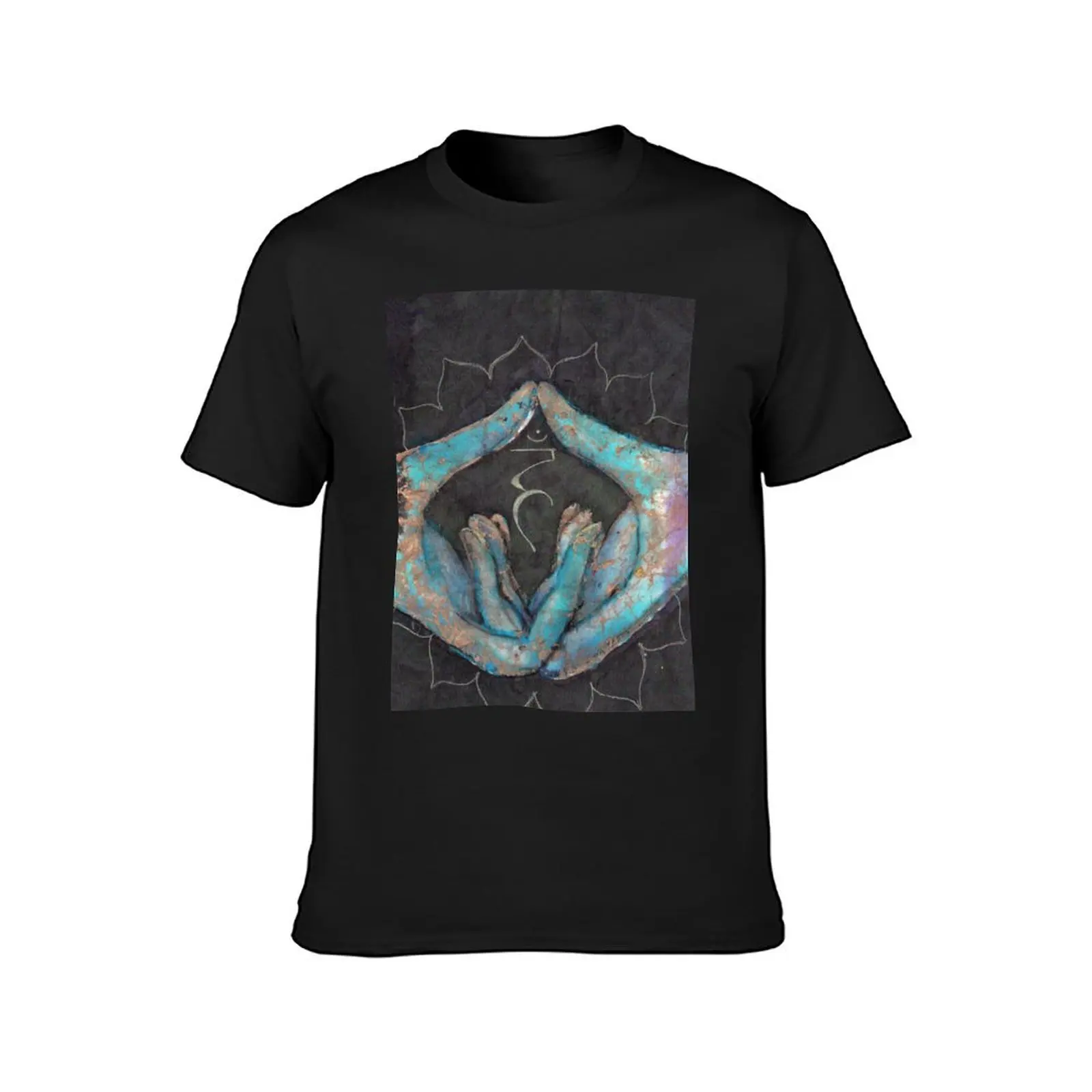 Vishuddha - throat chakra mudra T-Shirt cute clothes shirts graphic tees mens tall t shirts