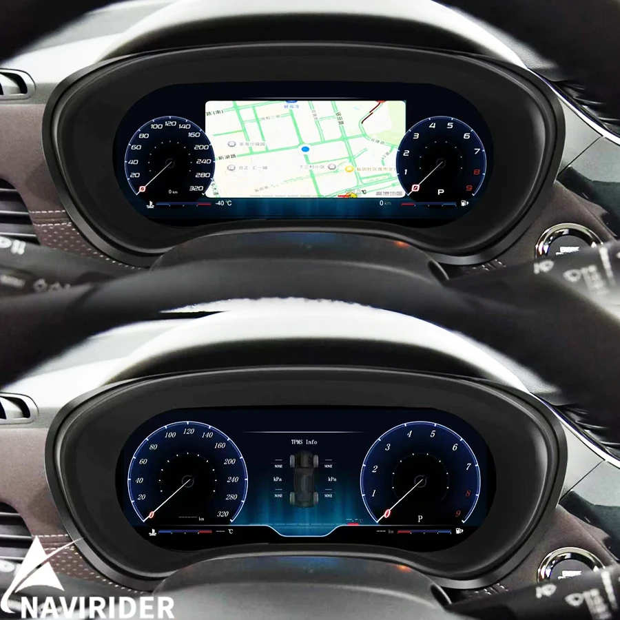 Multiple Map Car speedometer Colorful Cluster Car Speedometer LCD Instrument Panel For Chevrolet Malibu 2015-2018 12.3
