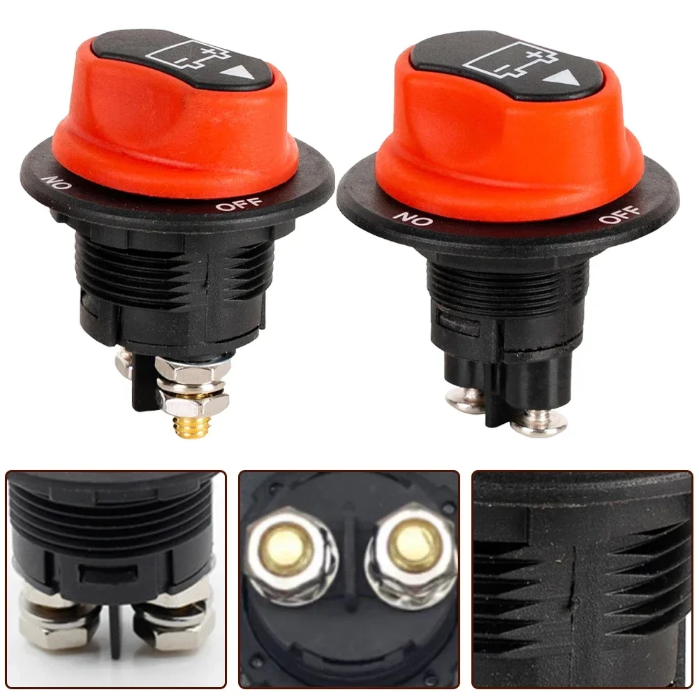 Interrupteur de déconnexion de batterie 50A/100A, interrupteur de coupure de courant principal, DC 12V, isolateur de batterie, interrupteurs d'arrêt pour voiture