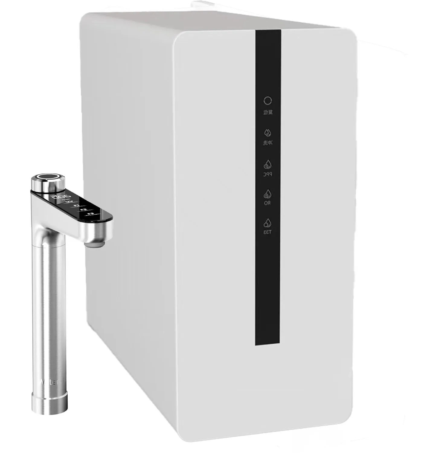 

1200 г большой поток, бесшумный, прямой питьевой, домашний, обратная промывка, ЖК-экран, очиститель воды обратного осмоса RO