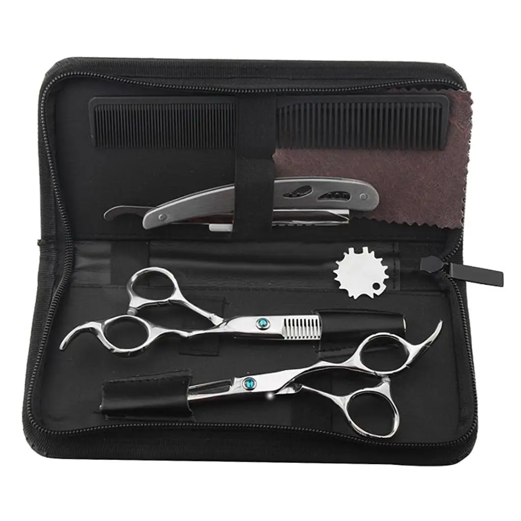 Barber Scissors Hairdressing Shears Hair Cutting Salon Comb 7''