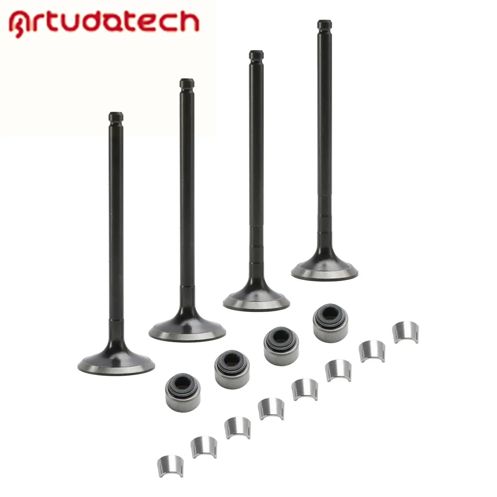 Intake & Exhaust Valves with Seals for Polaris ATV UTV 3085349 3084905 3085412