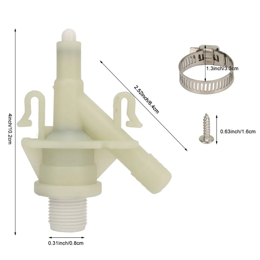 8 قطعة 385311641 RV المرحاض مجموعة صمامات المياه دواسة دافق البلاستيك تخييم المرحاض إصلاح فلوش RV أجزاء المرحاض RV المرحاض إصلاح #6
