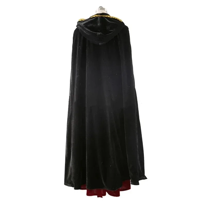 Juegos completos de alta calidad para Halloween, Navidad, Rapunzel, madre, Gothel, disfraz de Cosplay, peluca rizada negra, accesorios de fiesta Prop5