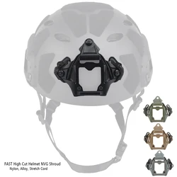 Tactical Militar Helmet Night Vision Mount FAST High Cut Helmet NVG Shroud For MICH AF OPS M-LOK Airsoft Helmet