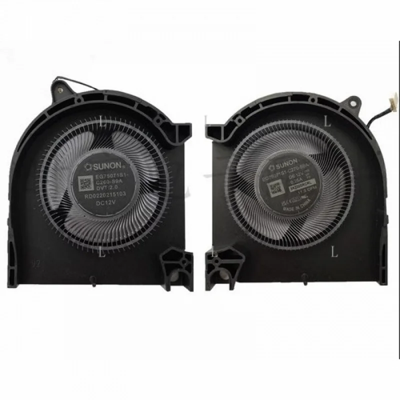 

L для Dell G16 7630, охлаждающий вентилятор для процессора и графического процессора EG75071S1-C270-S9A EG75071S1-C260-S9A 12 В