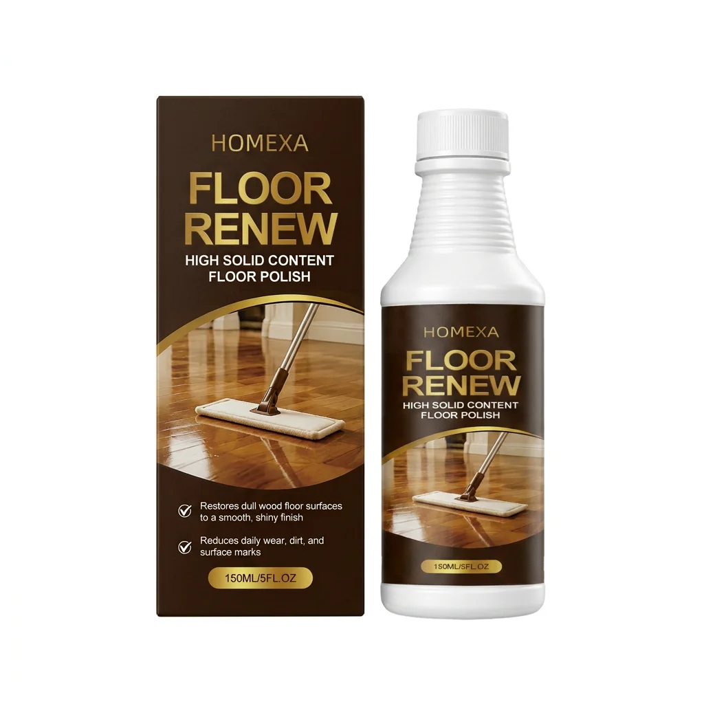 Professional Wood Floor Cleaner Deep Cleaning Solution for Home Office Hardwood Laminate Polish Stain Remover 150ml Durable