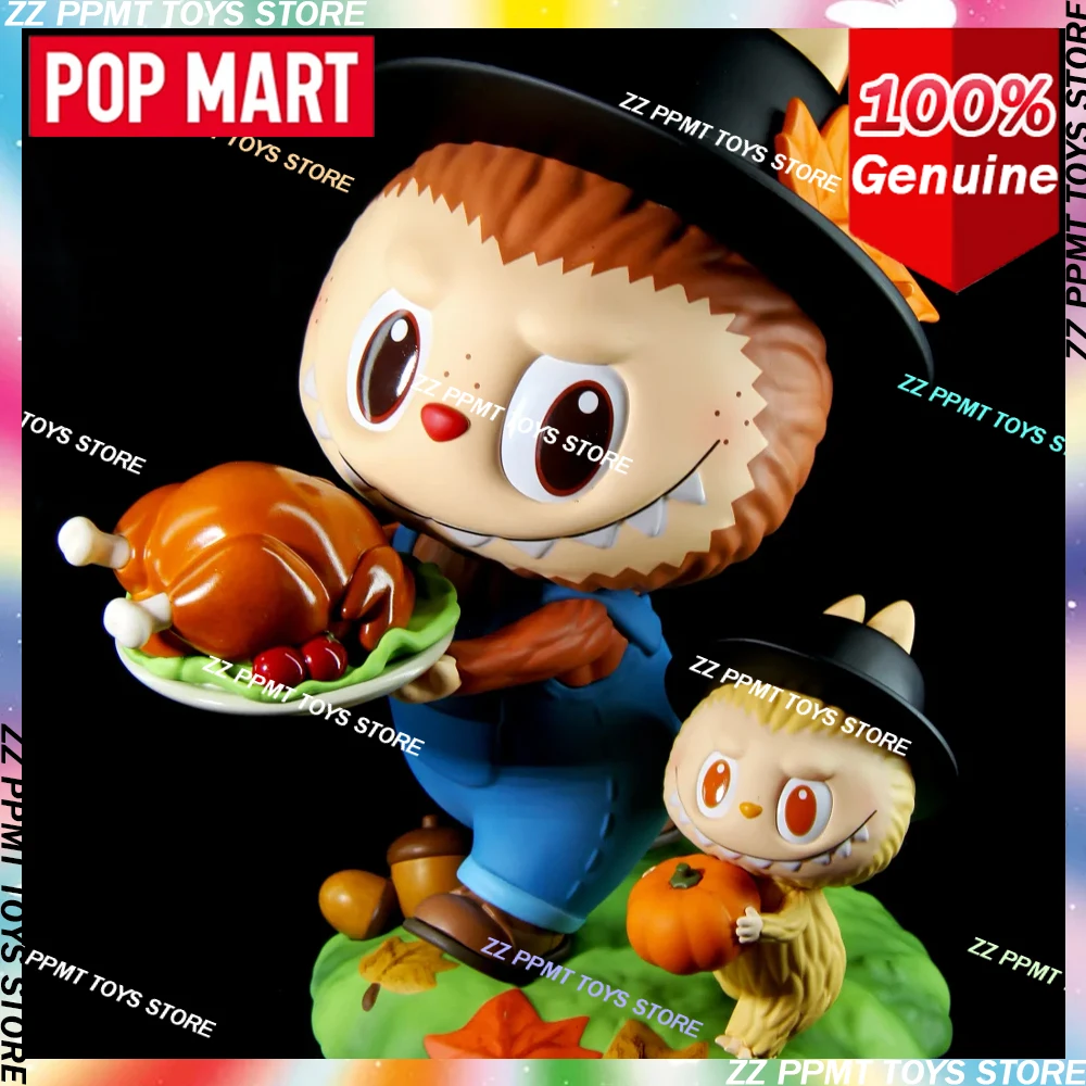 

POP MART LABUBU THE MONSTERS фигурка на День Благодарения, оригинальная слепая коробка, игрушки, загадочная коробка, орнамент, фигурки, подарки, игрушки