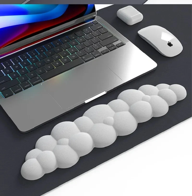 Cloud Gradient Gaming Keyboard Pad Wrist Pad Cloud Wrist Pad Mouse Pad Ergonomic Laika Foam Memory Non-Slip Support Office