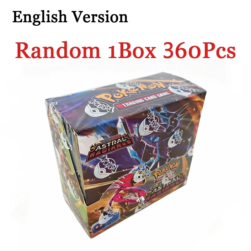 360Pcs Card ASCENDED HEROES ASTRAL BATTLE STYLES BLACK Bolt BRILLIANT STARS English Reinforcement Battle Transaction Card Gift