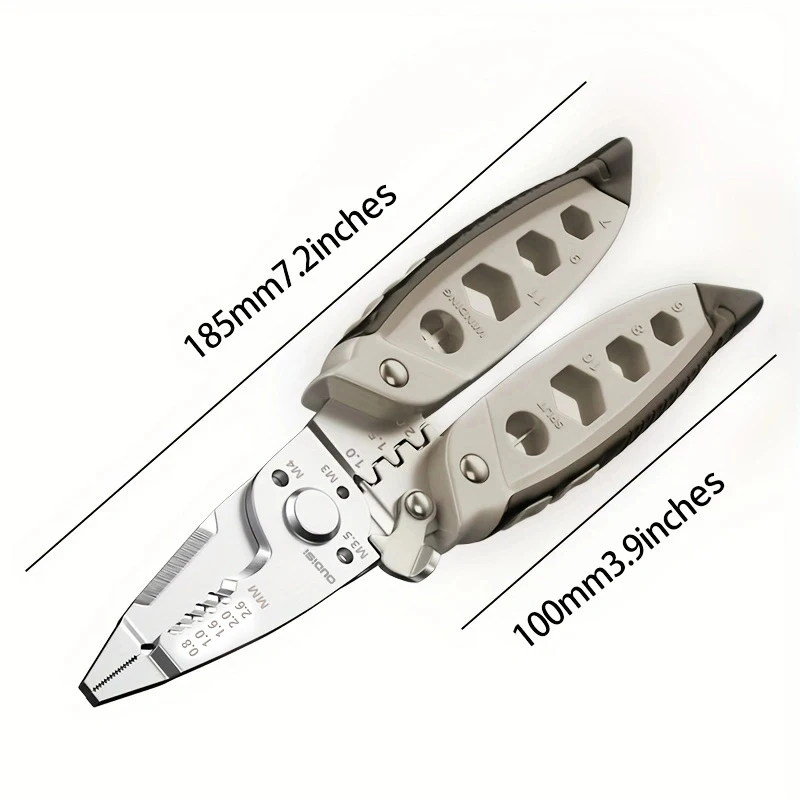 Multifunctional Wire Stripping Pliers, Special For Electrician, Wire Stripping Tool, For Winding Cutting Wire image 6