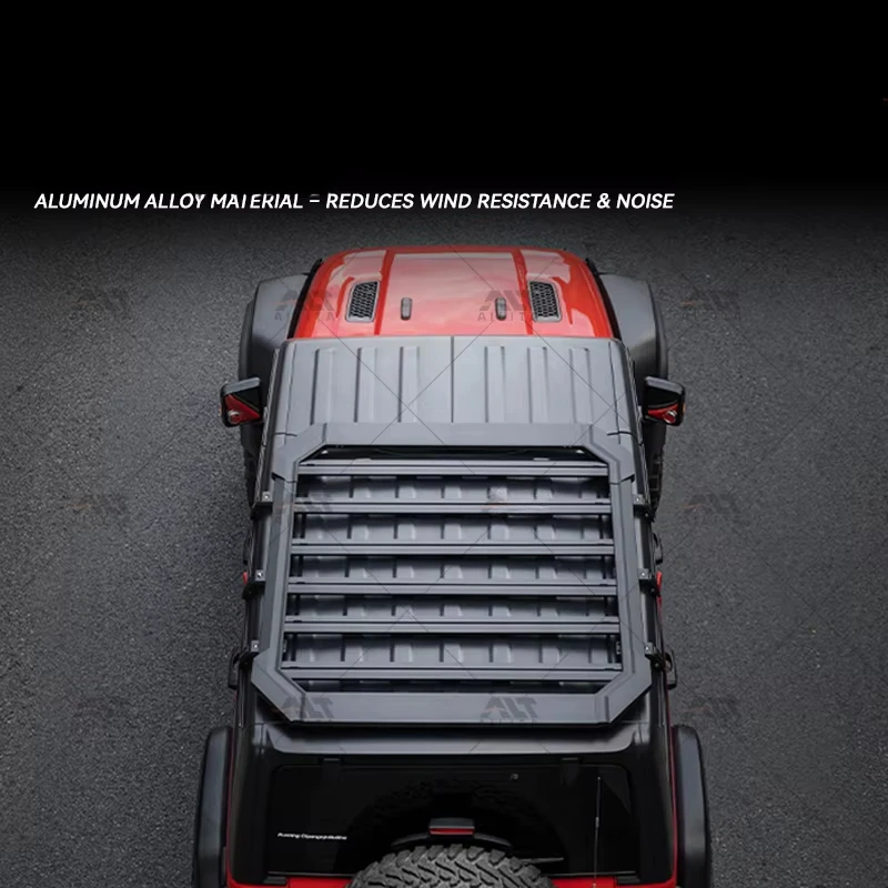 

Лидер продаж, внешние аксессуары, багажник для бездорожья, багажник на крышу из алюминиевого сплава для Wrangler JL, аксессуары