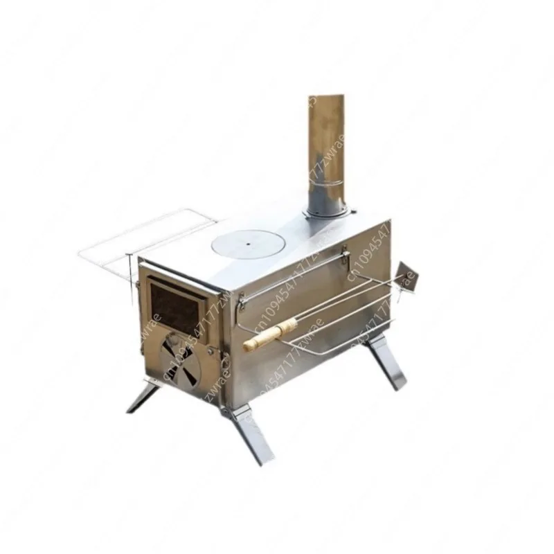 

Stainless steel tent stove, portable outdoor water heating, surrounding stove and heating stove