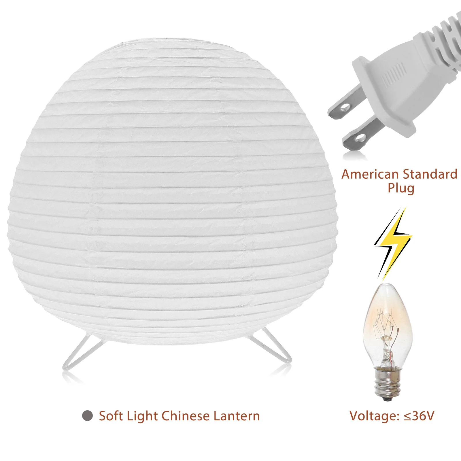 الأرز ورقة مصباح لينة ضوء الليل لغرفة النوم الجدول فانوس النمط الياباني أباجورة الحديثة غرفة النوم إضاءة زينة #3