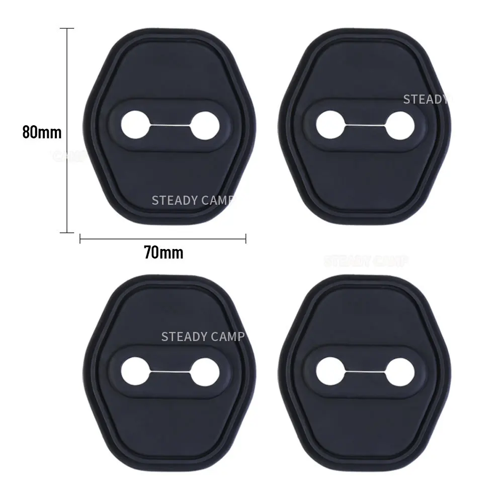 For Leading Ideal L8 L9 2023 2024 Car Door Shock Absorber Door Lock Protector Silicone Auto Door Lock Latches Cover Accessories