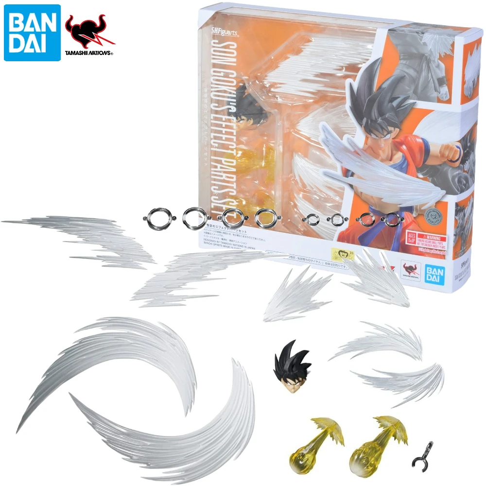 

In Stock Bandai S.H.Figuarts Shf Son Goku's Effect Parts Set Dragon Ball Z Action Figure Collectible Toy Gift