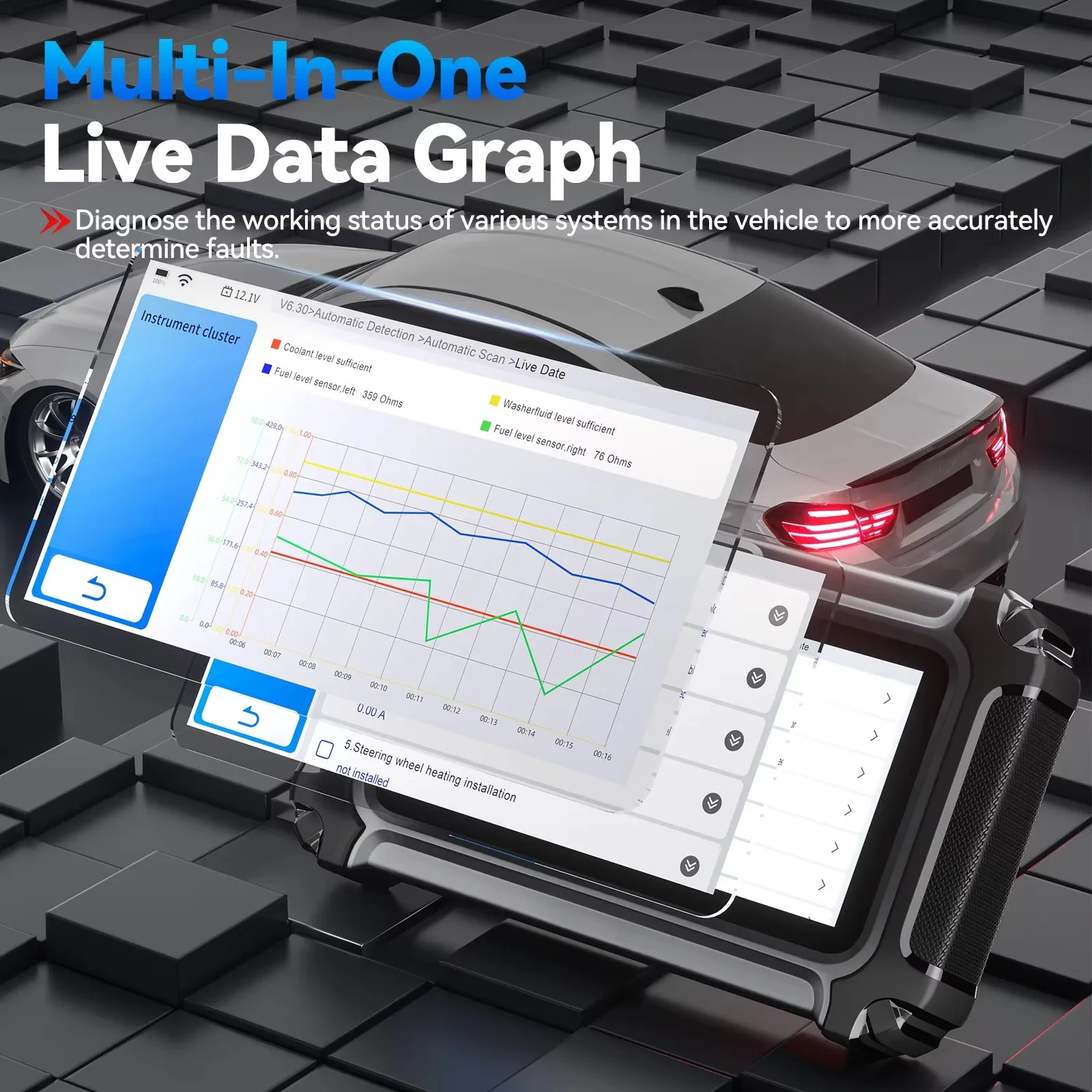XTOOL InPlus IP500 لسيارات BMW مدى الحياة تحديث مجاني ثنائي الاتجاه الماسح الضوئي ECU الترميز جميع أدوات تشخيص السيارات إعادة الضبط الكاملة
