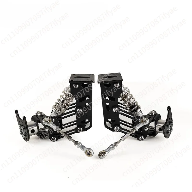 2-Piece/Pair Spring Shock Absorption Suspension Bracket for Single Axle Electric Hub Wheel Air Cushion Plate