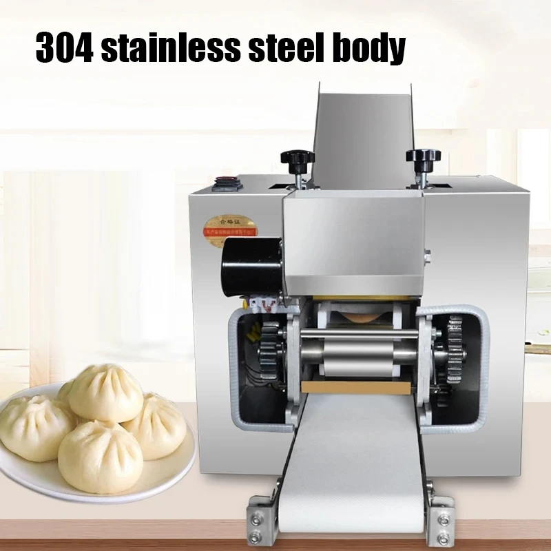 automatic Dumpling wrapper machine Electric Commercial round Dumpling Skin dough slicer rolling press making square Wonton Skin