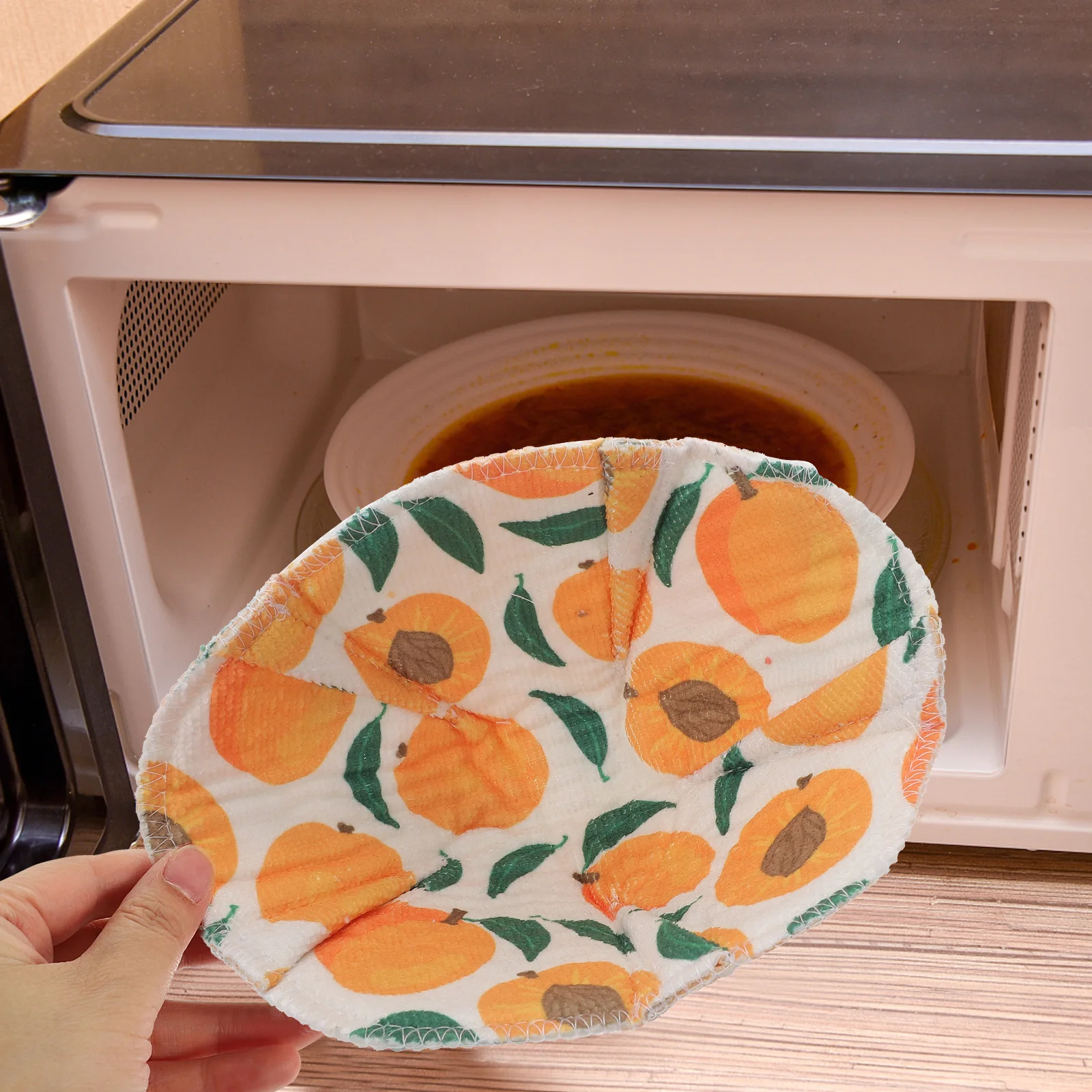 

4pcs Microwave Resistant Insulated Holder Non-Slip Kitchen Supplies Safe Coating For Bowl Holder Bowl Mat For Hot Food