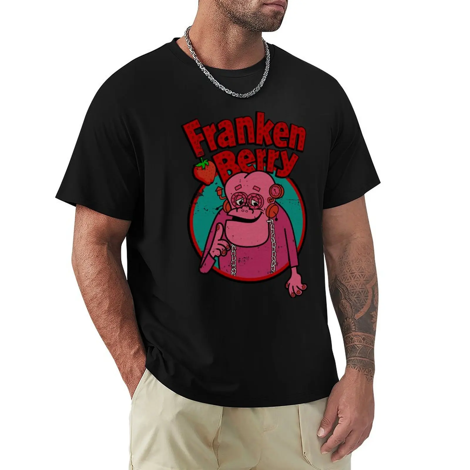 

FrankenBerry T-Shirt vintage anime shirt graphic t shirts quick drying customs design your own plus size men clothing