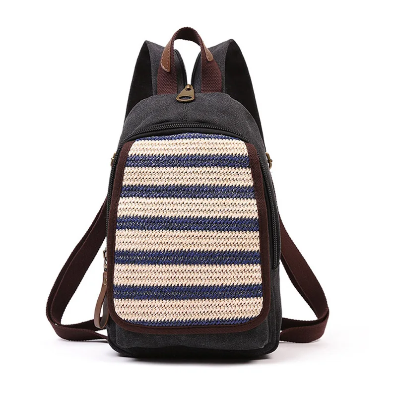 2022 여성을위한 새로운 작은 캔버스 배낭 여성 여행 가방 다기능 어깨 가방 캐주얼 팩 PT1147