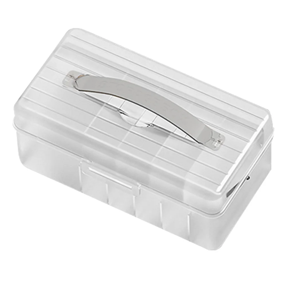 Slanke kabelbeheerbox met deksel voor opslag van snoerorganizer - Organisatorbak voor desktopelektronica voor draden en