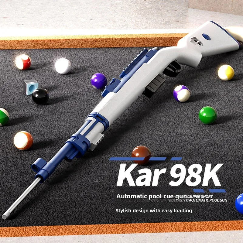 

Игрушечный пистолет для бильярда 98K, детский, с винтовым механизмом запуска, модифицированный, с гироскопом, может запускаться, креативный дизайн