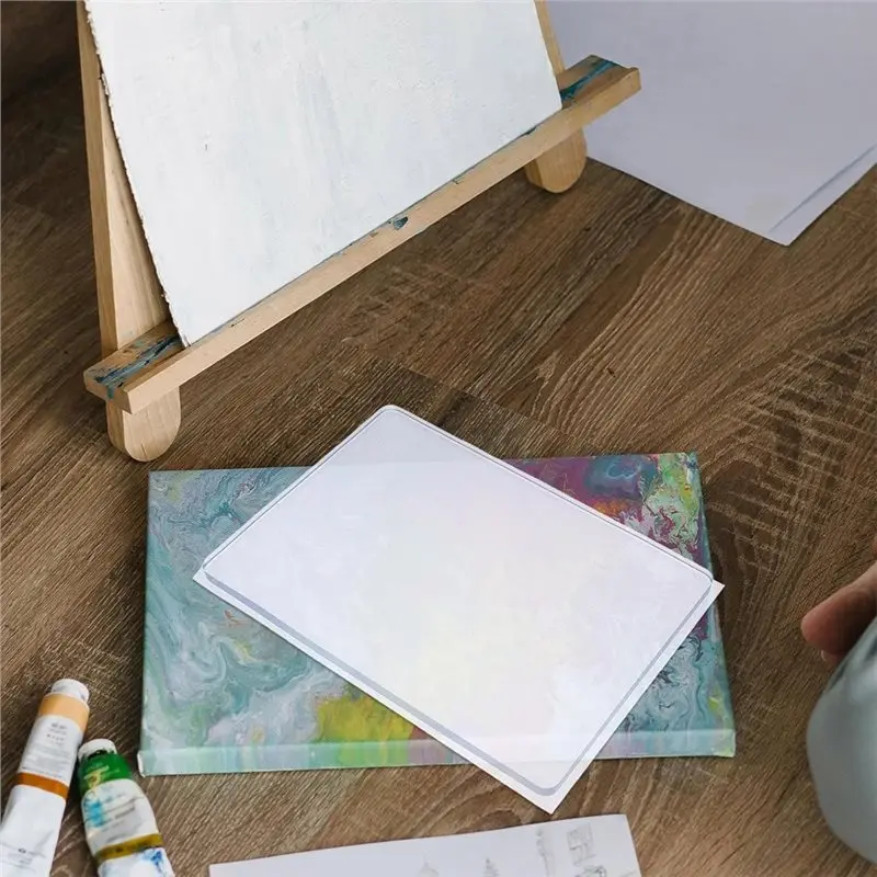 ABMH-Piastra da stampa in gel per forniture per incisione Piastra monoprint in gel riutilizzabile per la creazione di cartoline e artigianato di scrapbooking