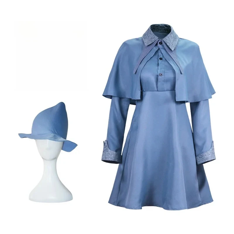 

Cosplay Costumes Movies Fleur Isabelle Delacour Magic School Uniform Dress Hat for Women Girls Halloween Carnival Costume yy:89